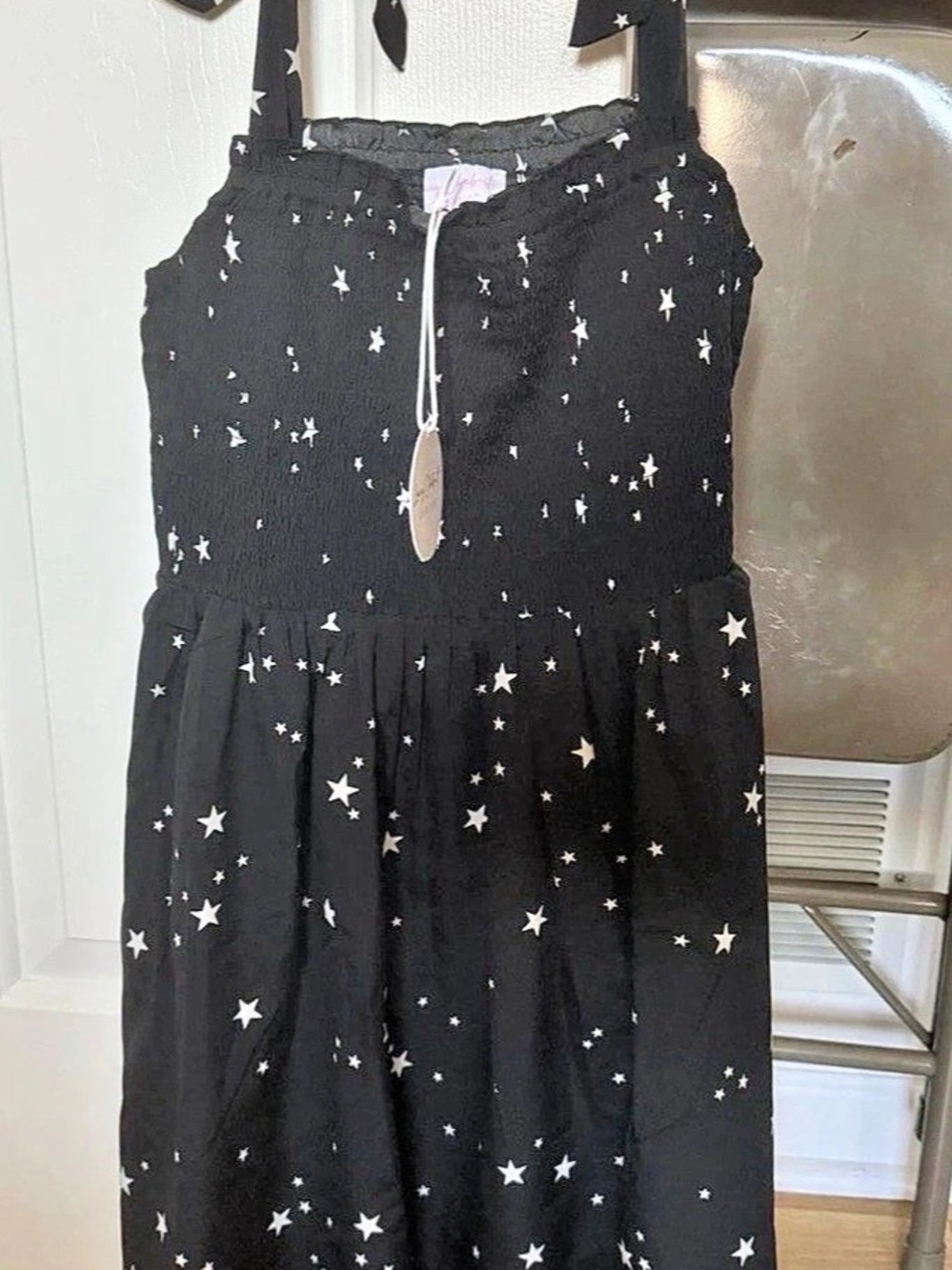 Lucy Child Star Print Girls' Dress Size 10/12 NWT